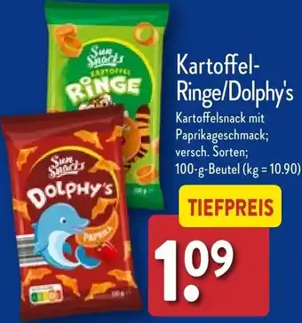 Aldi Nord Kartoffel-Ringe/Dolphy's 100 g Beutel Angebot