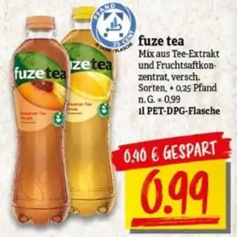 NP Discount fuze tea 1L Angebot