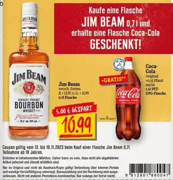 NP Discount Jim Beam versch. Sorten 700ml Angebot