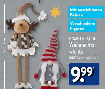 Aldi Nord HOME CREATION Weihnachtswichtel Angebot