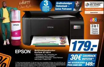 Expert EPSON Multifunktionsdrucker EcoTank ET-2814 Angebot