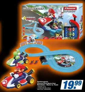 Expert Spielzeugauto Carrera First Mario Kart Rennbahn - Mario vs. Yoshi Angebot