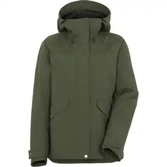 Intersport Didriksons damen mantel vanja wns jkt deep green 44 Angebot