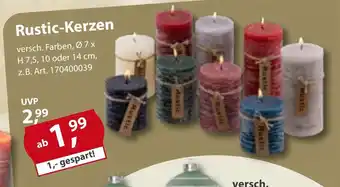 Sonderpreis Baumarkt Rustic-Kerzen Angebot