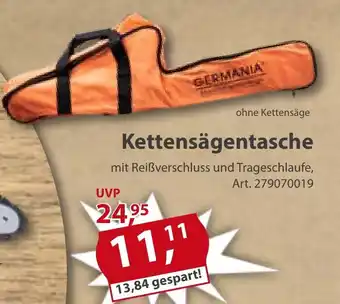 Sonderpreis Baumarkt GERMANIA Kettensägentasche Angebot