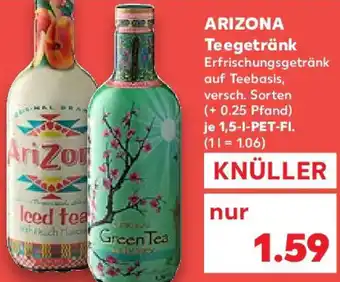 Kaufland ARIZONA Teegetränk 1,5-I-PET-FI. Angebot