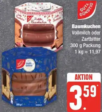 Edeka Gut & Günstig Baumkuchen 300 g Packung Angebot
