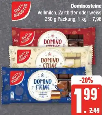 Edeka Gut & Günstig Dominosteine 250 g Packung Angebot