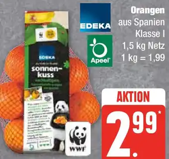 Edeka EDEKA Orangen 1,5 kg Netz Angebot