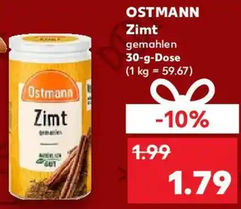 Kaufland OSTMANN Zimt 30 g Dose Angebot