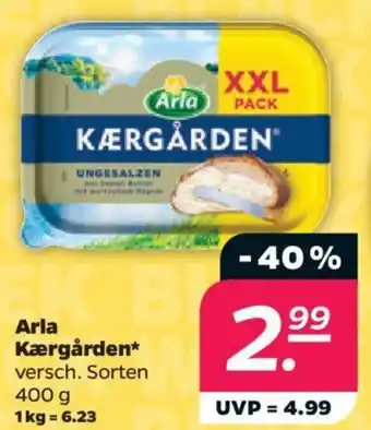 NETTO Arla Kærgården versch. Sorten 400 g Angebot