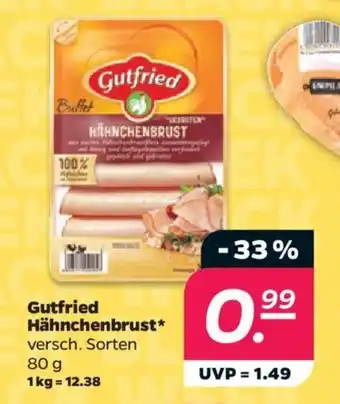 NETTO Gutfried Hähnchenbrust versch. Sorten 80 g Angebot