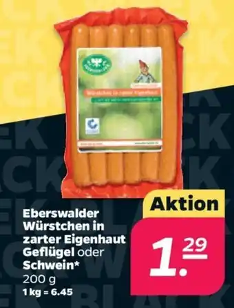 NETTO Eberswalder Würstchen in zarter Eigenhaut Geflügel oder Schwein 200 g Angebot