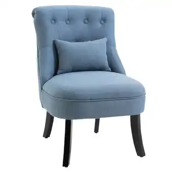 Netto Marken-Discount Homcom relaxsessel mit rückenkissen 52,5 x 69 x 77 cm (bxtxh) polstersessel loungesessel sessel fernsehsessel Angebot