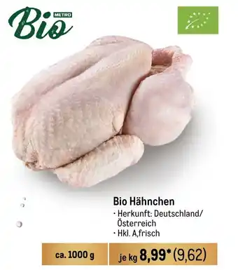 METRO METRO Bio Hähnchen je kg Angebot