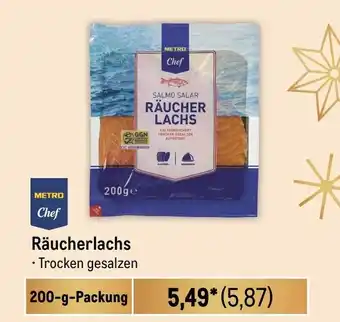 METRO METRO Chef Räucherlachs 200-g-Packung Angebot