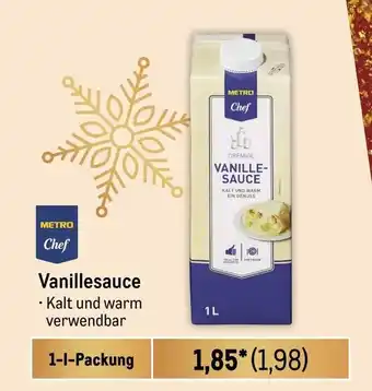 METRO METRO Chef Vanillesauce 1-1-Packung Angebot