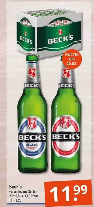 GetränkePartner Beck's Angebot