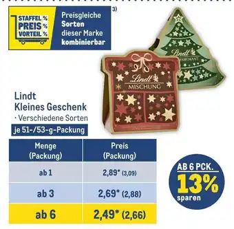 METRO Lindt Kleines Geschenk je 51-/53-g-Packung Angebot