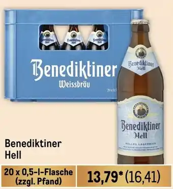 METRO Benediktiner Hell 20 x 0,5-L Angebot