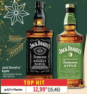 METRO Jack Daniel's/ Apple 700ml Angebot