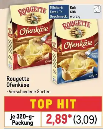 METRO Rougette Ofenkäse 320g Angebot