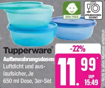 Edeka Tupperware Aufbewahrungsdosen Angebot