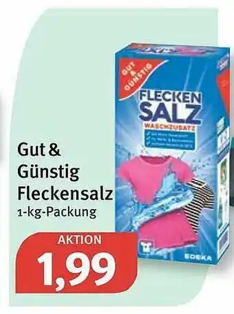 Feneberg Gut & Günstig Fleckensalz Angebot