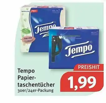 Feneberg Tempo Papiertaschentücher Angebot