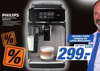 Expert Technomarkt PHILIPS Kaffeevollautomat EP2235/40 Angebot