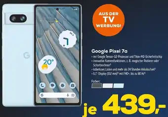 Euronics Google Pixel 7a Angebot