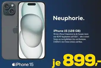 Euronics iPhone 15 Angebot
