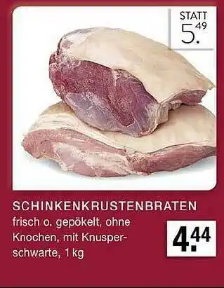 Edeka Zurheide Schinkenkrustenbraten Angebot