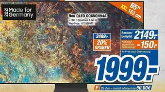 Expert Klein Neo Qled Gq65qn94a Angebot