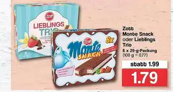 Famila Nord West Zott Monte Snack Oder Lieblings Trio Angebot