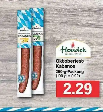 Famila Nord West Houdek Oktoberfest Kabanos Angebot