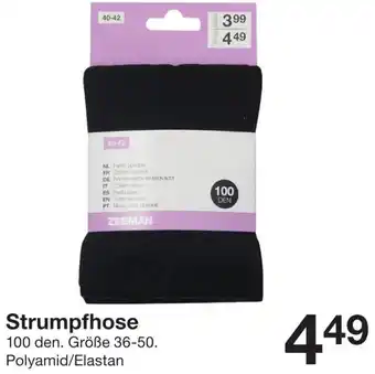 Zeeman Strumpfhose Angebot