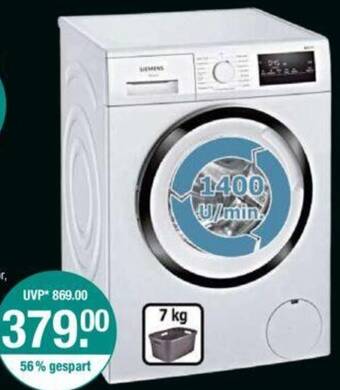 V Markt SIEMENS Waschmaschine WM14N123 Angebot