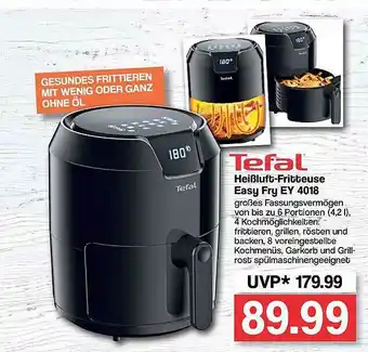 Famila Nord West Tefal Heißluft-fritteuse Easy Fry Ey4018 Angebot