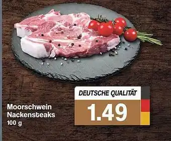 Famila Nord West Moorschwein Nackensteaks Angebot