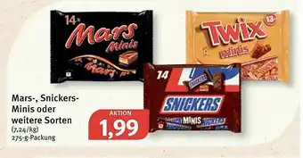 Feneberg Mars-, Snickers-minis Oder Weitere Sorten Angebot