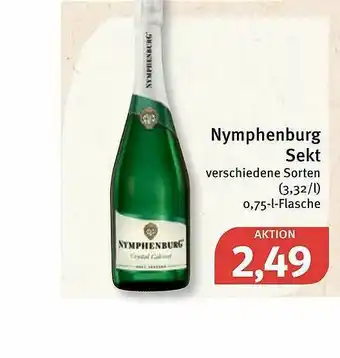 Feneberg Nymphenburg Sekt Angebot