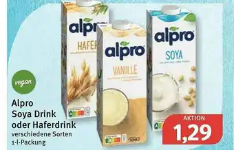 Feneberg Alpro Soya Drink Oder Haferdrink Angebot