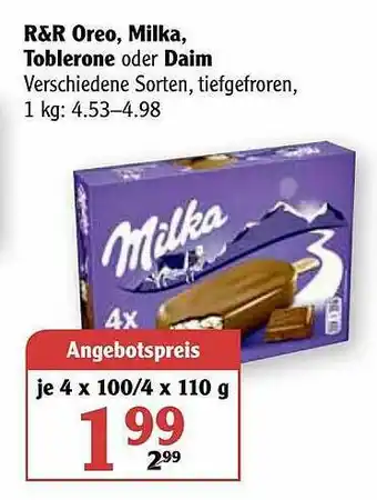 Globus R&r Oreo, Milka, Toblerone Oder Daim Angebot