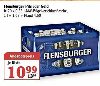 Globus Flensburger Pils Oder Gold Angebot