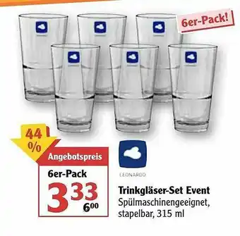 Globus Leonardo Trinkgläser-set Event Angebot