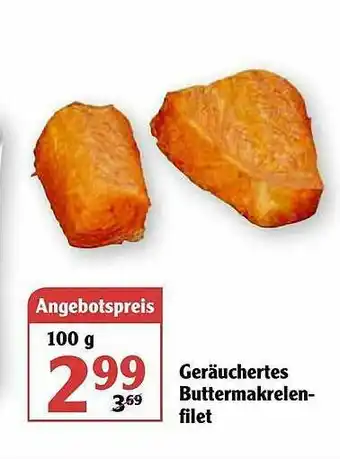 Globus Geräuchertes Buttermakrelen Filet Angebot