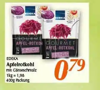 inkoop Edeka Apfelrotkohl Angebot