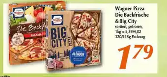 inkoop Wagner Pizza Die Backfrische & Big City Angebot