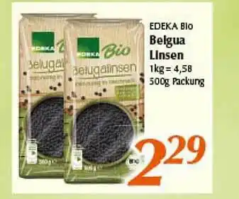 inkoop Edeka Bio Belgua Linsen Angebot